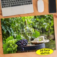 6089 Toskana İtalya Beyaz Üzüm Şarabı 240 Parça Puzzle Yapboz