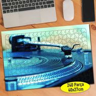 62097394 Dj Turntable Plak Pikap Müzik 240 Parça Puzzle Yapboz