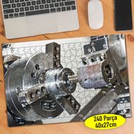 62763477 CNC Elmas Kesim Takım Tezgahı 240 Parça Puzzle Yapboz