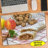 6297 Viyana Usulü Strudel Turta Tatlısı 240 Parça Puzzle Yapboz