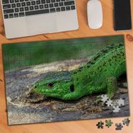 63185 Yeşil Kertenkele 240 Parça Puzzle Yapboz