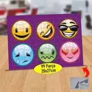 635 Cool Emoji Surat İfadeleri 99 Parça Puzzle Yapboz Tablo