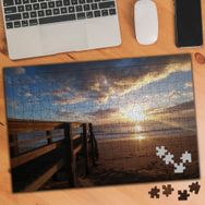 6544 Plaj Gündoğumu 240 Parça Puzzle Yapboz