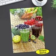 66735186 Meyveli Smoothie Kokteyl 240 Parça Puzzle Yapboz
