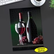 7 Kırmızı Üzüm Aromalı İçecek 240 Parça Puzzle Yapboz