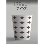7 Oz Kullan At 200 Adet Karton Bardak