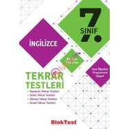7. Sınıf Bloktest İngilizce Tekrar Testleri Tudem Yayınları