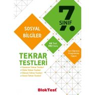7. Sınıf Bloktest Sosyal Bilgiler Tekrar Testleri Tudem Yayınları
