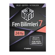 7. Sınıf Fen Bilimleri 3 Boyut Soru Bankası Tudem Yayınları