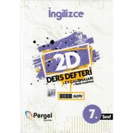 7. Sınıf İngilizce 2D Ders Defteri Ev Çalışmaları-Pergel Yayınları