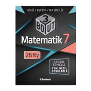 7. Sınıf Matematik 3 Boyut Yeni Nesil Sorularla-Tudem Yayınları