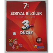7. Sınıf Sosyal Bilgiler 3 Düzey Fasikül Soru Bankası Martı Okul Yayınları