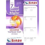 7. SINIF SOSYAL BILGILER YAPRAK TEST (32 ADET) - KOMISYON