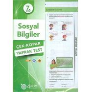 7. Sınıf Sosyal Bilgiler Yaprak Test 4 Adım Yayınları