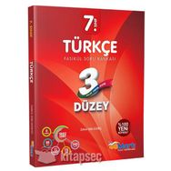 7. Sınıf Türkçe 3 Düzey Fasikül Soru Bankası Martı Okul Yayınları