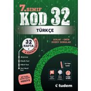 7. Sınıf Türkçe Kod 32 Tekrar Testleri Tudem Yayınları
