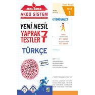 7. Sınıf Yeni Nesil Akıllı Damla Türkçe Yaprak Testler-Damla Yayınları