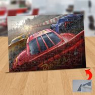 7 Yarışan Şimşek Karakteri Arabalar 99 Parça Puzzle Yapboz Tablo