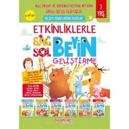 7 Yaş 6 Kitap Takım Etkinliklerle Sağ Beyin Sol Beyin Geliştirme Canan Öztürk