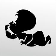 70 cm Casper Folyo Sticker