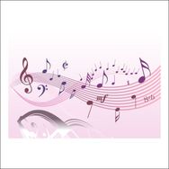 70 cm Müzik Notası Folyo Sticker