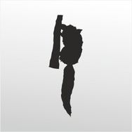 70 cm Rakun Folyo Sticker