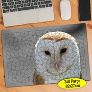 70930803 Vahşi Yaşam Sevimli Baykuş 240 Parça Puzzle Yapboz