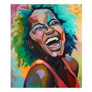 70x90 cm Afrika Kahkası Sayılarla Boyama Seti Rulo Duvar Sticker