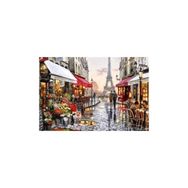 70x90 cm Aşıklar Şehri Sayılarla Boyama Seti Rulo Duvar Sticker