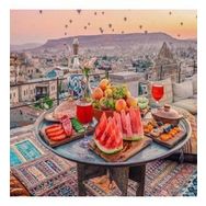 70x90 cm Kapadokyada Bir Gün Sayılarla Boyama Seti Rulo Duvar Sticker