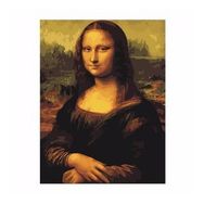 70x90 cm Monalisa Sayılarla Boyama Seti Rulo Duvar Sticker