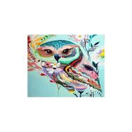 70x90 cm Renkli Desenli Baykuş Sayılarla Boyama Seti Rulo Duvar Sticker