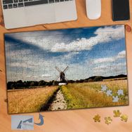 710 Yeldeğirmeni Yolu Başaklar 240 Parça Puzzle Yapboz Tablo