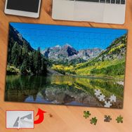 714A Dağ Göl Doğa Manzara 240 Parça Puzzle Yapboz Tablo