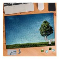 717 Mavi Gökyüzünün Altında Ağaç 240 Parça Puzzle Yapboz Tablo