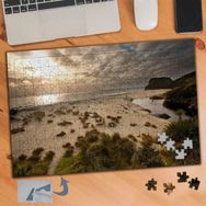 725 Çöl Kenarında Deniz 240 Parça Puzzle Yapboz Tablo
