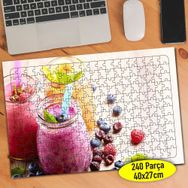 727058 Smoothie Meyveli Soğuk İçecekler 240 Parça Puzzle Yapboz