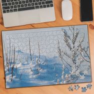 7320 Kış Kar Altında Bitkiler 240 Parça Puzzle Yapboz