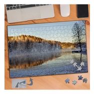 741 Karlı Çam Ağaçları Doğa 240 Parça Puzzle Yapboz Tablo