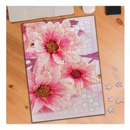 74256571 Güzel Pembe Çiçekler 240 Parça Puzzle Yapboz