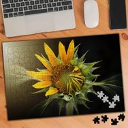 74512 Sarı Ayçiçeği Yaprakları 240 Parça Puzzle Yapboz