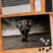 74513 Sevimli Dev Fil 240 Parça Puzzle Yapboz