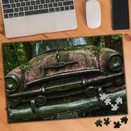 74759 Ormanda Terk Edilmiş Eski Araba 240 Parça Puzzle Yapboz