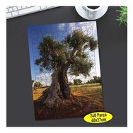 74902764 Yeşil Ovada Görkemli Ağaç 240 Parça Puzzle Yapboz