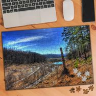 74953 Güzel Gölet Vadi Manzarası 240 Parça Puzzle Yapboz