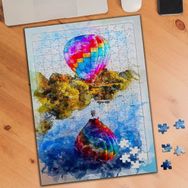 75014 Uçan Hava Balonu Boyama Sanatı 240 Parça Puzzle Yapboz