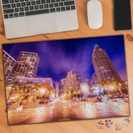75018 Yüksek Binalar Ağaçlandırılmış Cadde 240 Parça Puzzle Yapboz