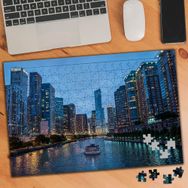 75098 Amerika Chicago Mimari Gökdelenler 240 Parça Puzzle Yapboz