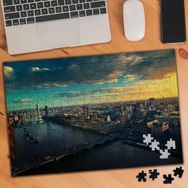 75160 Saat Kulesi Köprü Şehir Manzarası 240 Parça Puzzle Yapboz