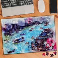 75171 Suluboya Sanatı Sandal ve Tekneler 240 Parça Puzzle Yapboz